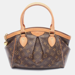 Louis Vuitton: Коричневая сумка 