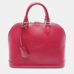 Louis Vuitton: Розовая сумка  Épi