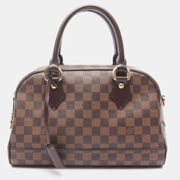 Louis Vuitton: Коричневая сумка 