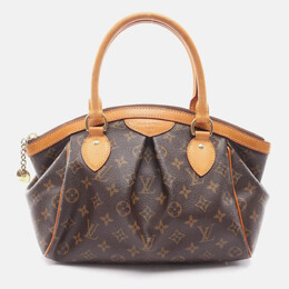 Louis Vuitton: Коричневая сумка 