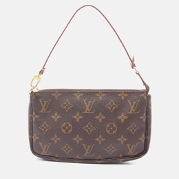 Louis Vuitton: Коричневая сумка  Pochette Accessoires