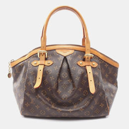 Louis Vuitton: Коричневая сумка 