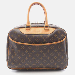 Louis Vuitton: Коричневая сумка  Deauville