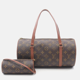 Louis Vuitton: Коричневая сумка  Papillon