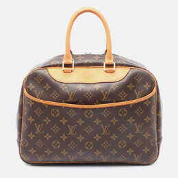 Louis Vuitton: Коричневая сумка  Deauville