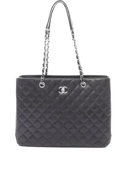 CHANEL Pre-Owned: Чёрная сумка 