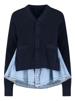 sacai: Джинсовый кардиган 