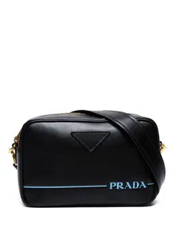 Prada Pre-Owned: Чёрная сумка через плечо 