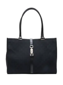 Gucci Pre-Owned: Чёрная сумка-шоппер 