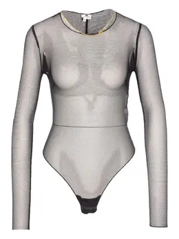 Elisabetta Franchi: Чёрный боди 