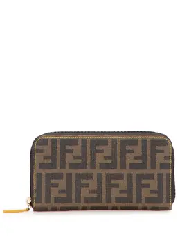Fendi Pre-Owned: Коричневый кошелёк 