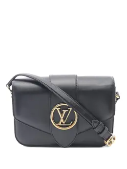 Louis Vuitton Pre-Owned: Чёрная сумка 