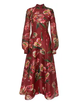 Carolina Herrera: Платье с принтом 