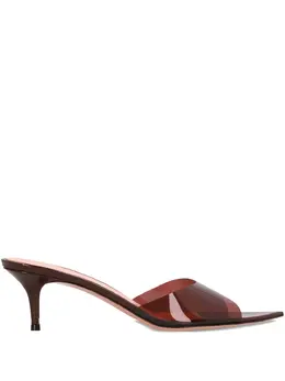 Gianvito Rossi: Прозрачные сандалии  Elle
