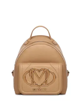 Love Moschino: Бежевый рюкзак 