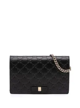 Gucci Pre-Owned: Чёрный кошелёк 