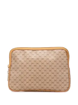 Gucci Pre-Owned: Коричневый клатч 