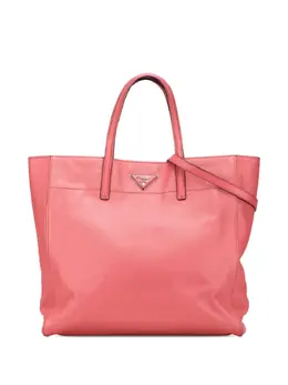 Prada Pre-Owned: Розовая сумка-шоппер 