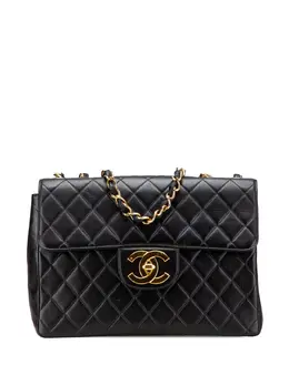 CHANEL Pre-Owned: Чёрная сумка 