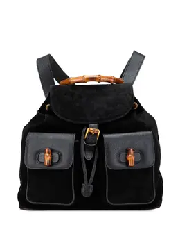 Gucci Pre-Owned: Чёрный рюкзак 