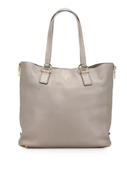 Prada Pre-Owned: Серая сумка-шоппер 