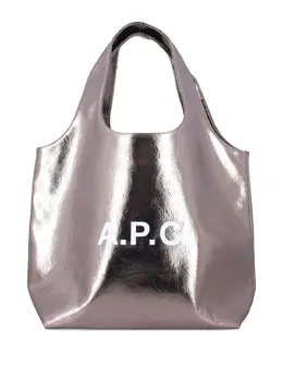 A.P.C.: Серебристая сумка-шоппер  Ninon