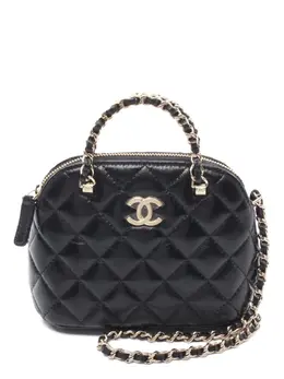 CHANEL Pre-Owned: Чёрная сумка 