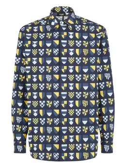 FENDI: Рубашка с принтом 