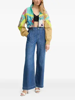 Just Cavalli: Куртка с растительным принтом 