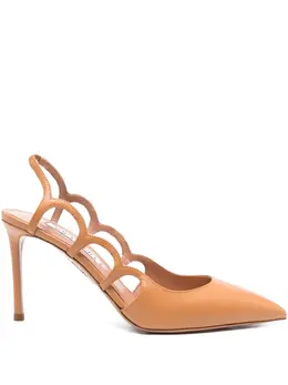 Aquazzura: Светлые туфли 