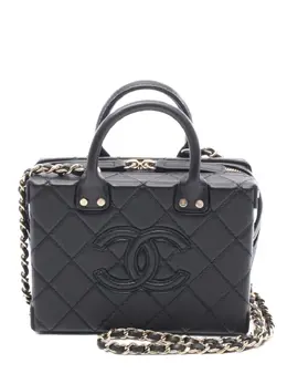 CHANEL Pre-Owned: Чёрная сумка 