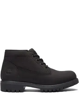 Timberland: Чёрные ботинки 