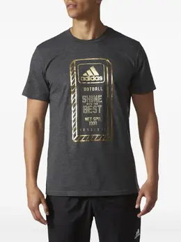 adidas: Тёмная футболка 