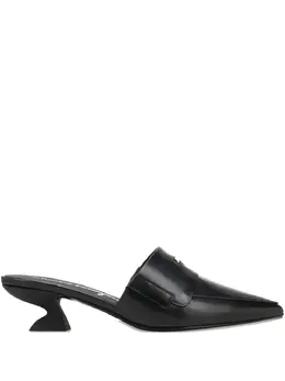 Ferragamo: Чёрные сабо 
