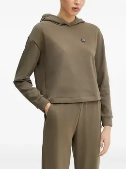 Armani Exchange: Зелёная толстовка 