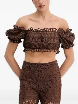 Ermanno Scervino: Топ с открытыми плечами 