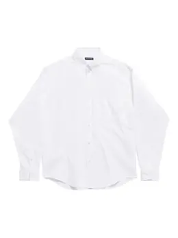 Balenciaga: Белая рубашка 