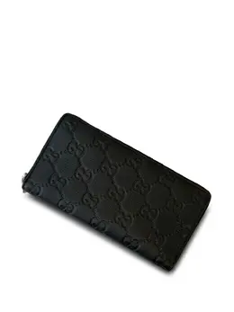 Gucci: Чёрный кошелёк  GG