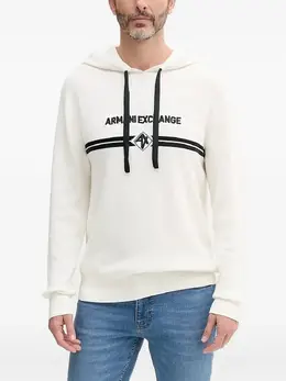 Armani Exchange: Свитер с капюшоном 