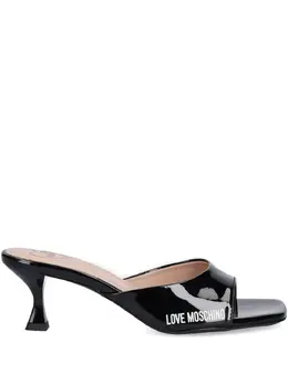 Love Moschino: Чёрные босоножки 