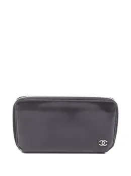 CHANEL Pre-Owned: Чёрный кошелёк 