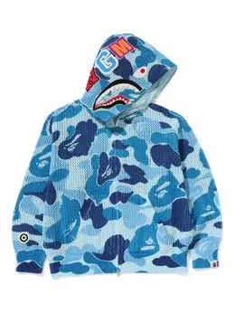 A BATHING APE®: Голубая толстовка 