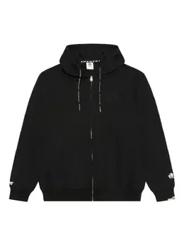 AAPE BY *A BATHING APE®: Чёрная толстовка 