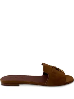 Loro Piana: Коричневые сандалии 
