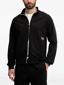Ea7 Emporio Armani: Чёрный свитшот 
