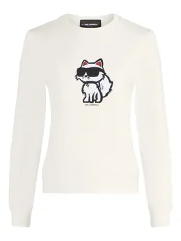 Karl Lagerfeld: Свитшот  Choupette с принтом