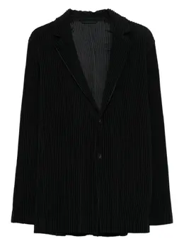 Homme Plissé Issey Miyake: Чёрные пиджаки 