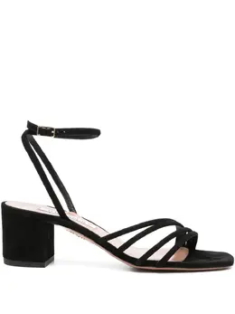 Aquazzura: Чёрные сандалии 