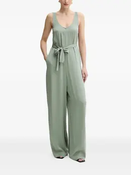 Armani Exchange: Зелёный комбинезон 