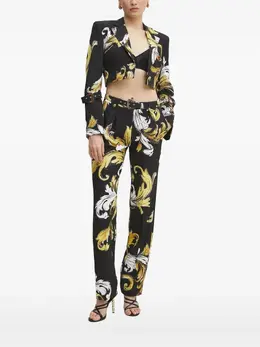 Versace Jeans Couture: Топ с принтом 